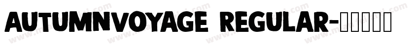 AutumnVoyage Regular字体转换